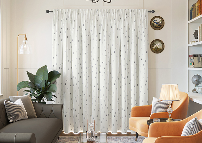 Ink Spots, Contrast - Made to Measure Curtains - Image 7